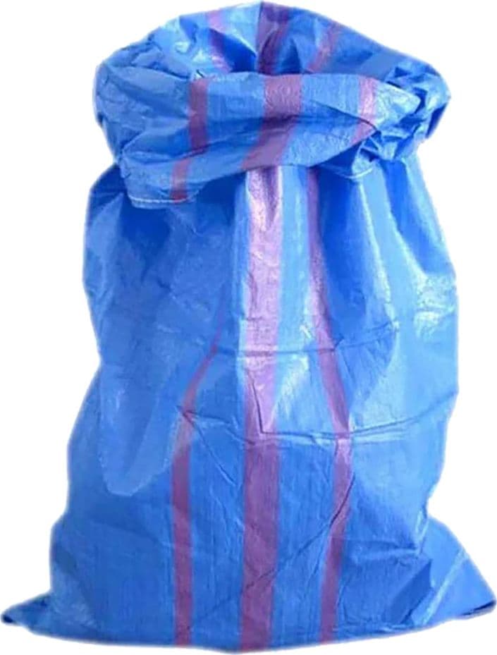 Sacco Polipropilene Blu Righe Rosse Vert. 100 Pezzi 70 X 120 cm kg – Autres