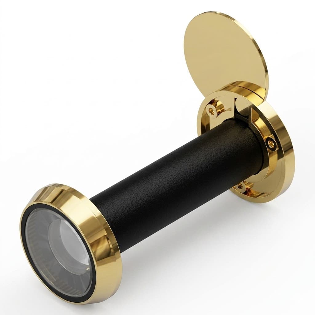 Spioncino Modello Securemme Diamante Ottone Lucido - 2