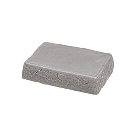 Porta Sapone in Ceramica Grigio Linea Petra Feridras - 2