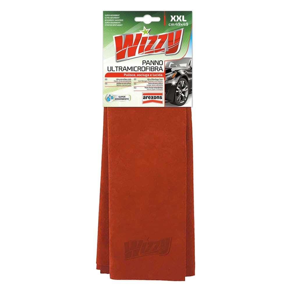 Panno Ultra Arexons Wizzy Microfibra per Autovetture 49 X 49 cm