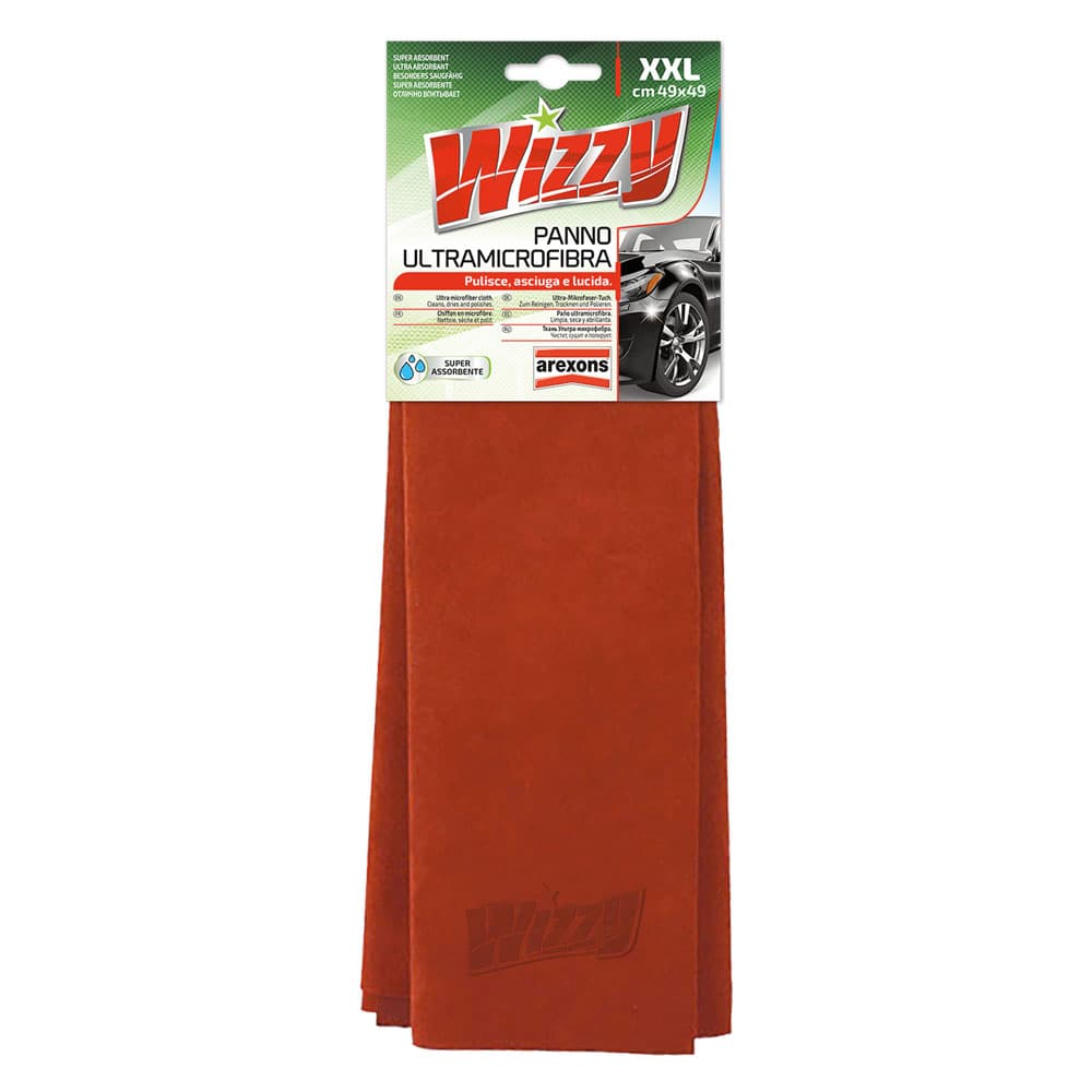 Panno Ultra Arexons Wizzy Microfibra per Autovetture 49 x 49 cm - 2