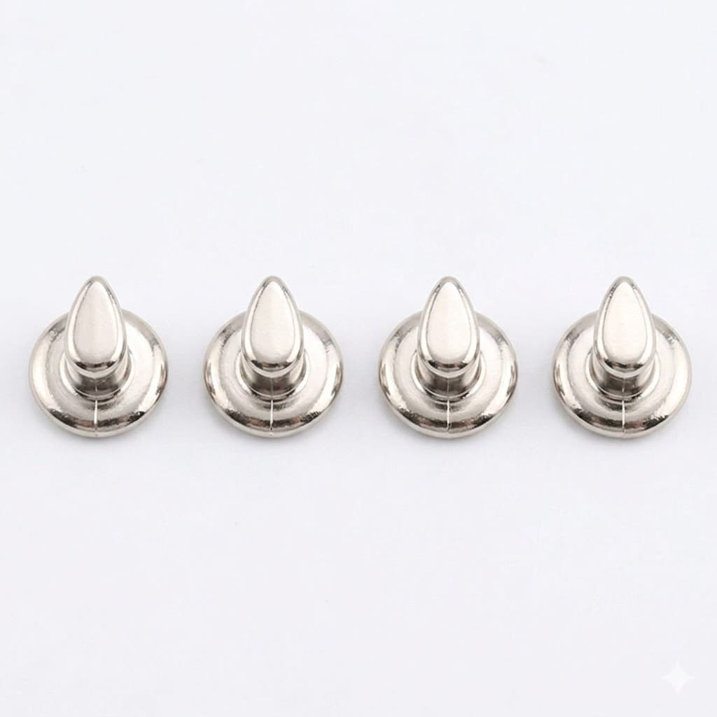 Appenditutto Tondo 1 Posto Nichelato 4 Pezzi - 2