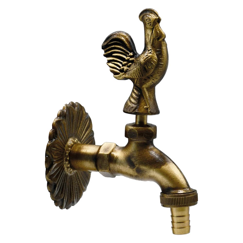 Rubinetto Ornamentale ½ con Maniglia e Rosone Lif Galletto - 2