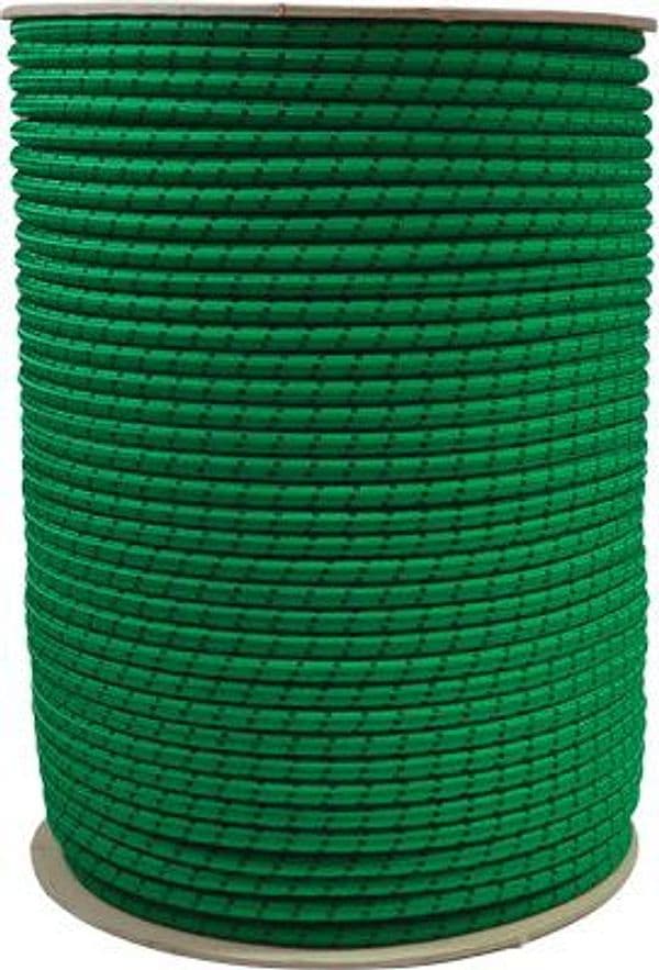 Corda Elastica in Bobina Verde 100 m 8 mm - 2