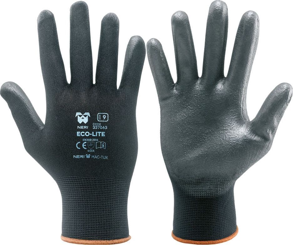 Guanti Tg. 7 Neri Eco Lite Nero 12 Coppia - 2