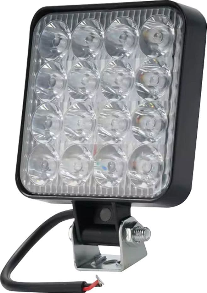 Faro Fendinebbia Quadrato per Auto 16 LED 48 w Lm 1800 - 2