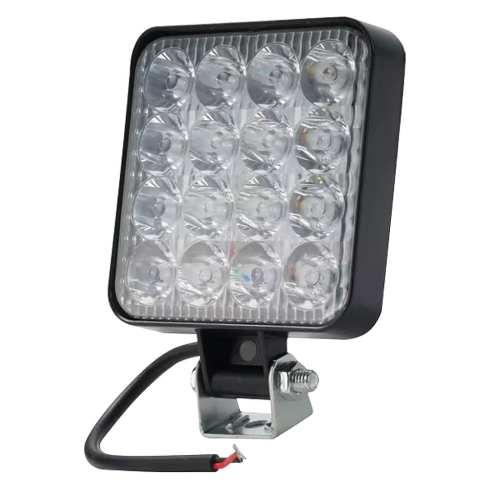 Faro Fendinebbia Quadrato per Auto 16 LED 48 w Lm 1800 - 2