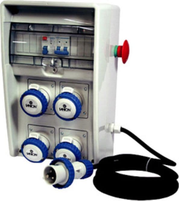 Quadro 4P CE 220V IP65 con Puls Emer Fme 74.324 Fanton - 2