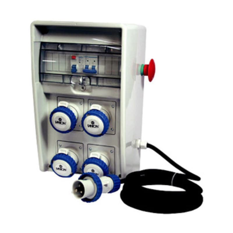 Quadro 4P CE 220V IP65 con Puls Emer Fme 74.324 Fanton - 2