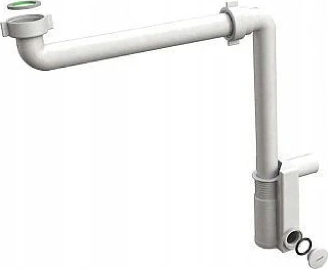 Sifone Scarico in Polipropilene PP Senza Piletta per Lavabo 11/4 x Ø 32 BON - 2
