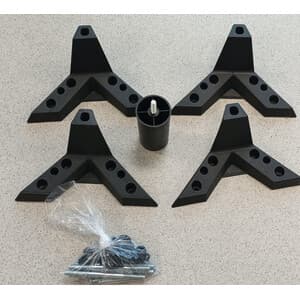 Kit Piedi x Divano Prontoletto 3P Loren 70 002 Tortora - 2