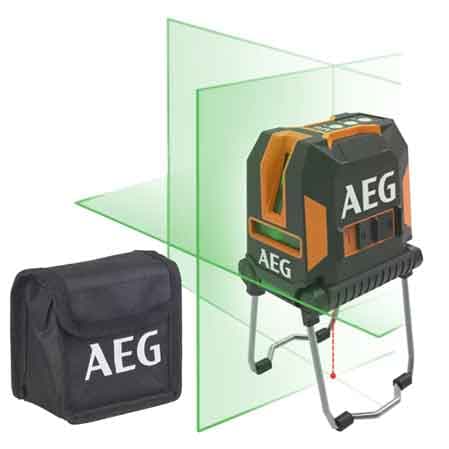 LIVELLA LASER VERDE CON PIOMBO 'CLG330-K' AEG 3 linee - Portata fino a 30 metri - AEG POWERTOOLS - 2