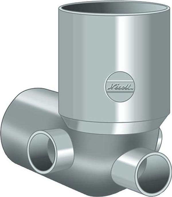 Curva Scarico WC con 3 Attacchi Ø 100 x 40 x 40 NICOLL - 2