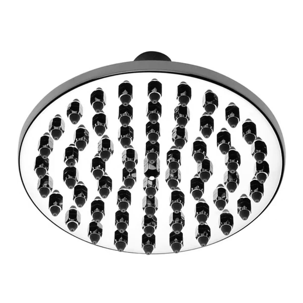 Soffione Tondo in Ottone Cromato a Pioggia Modello Rain 1 2 1 Getto Remer - 2