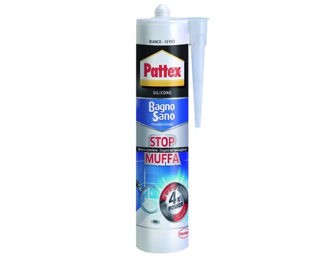 Silicone Bagno Sano Stop Muffa Bianco 280 ml Bianco Henkel Italia - 2