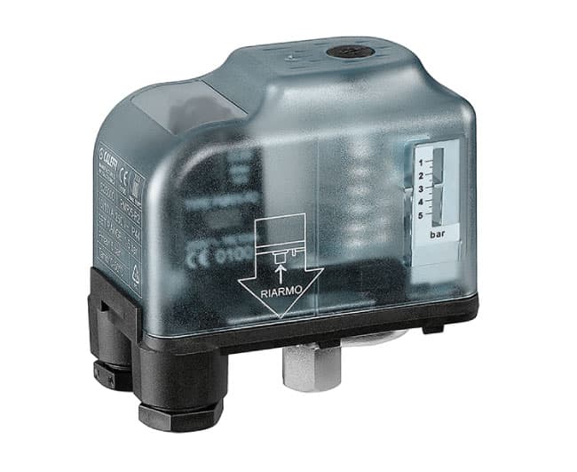 Pressostato di Sicurezza Campo di Regolazione 2÷4,5 BAR 250V Caleffi - 2