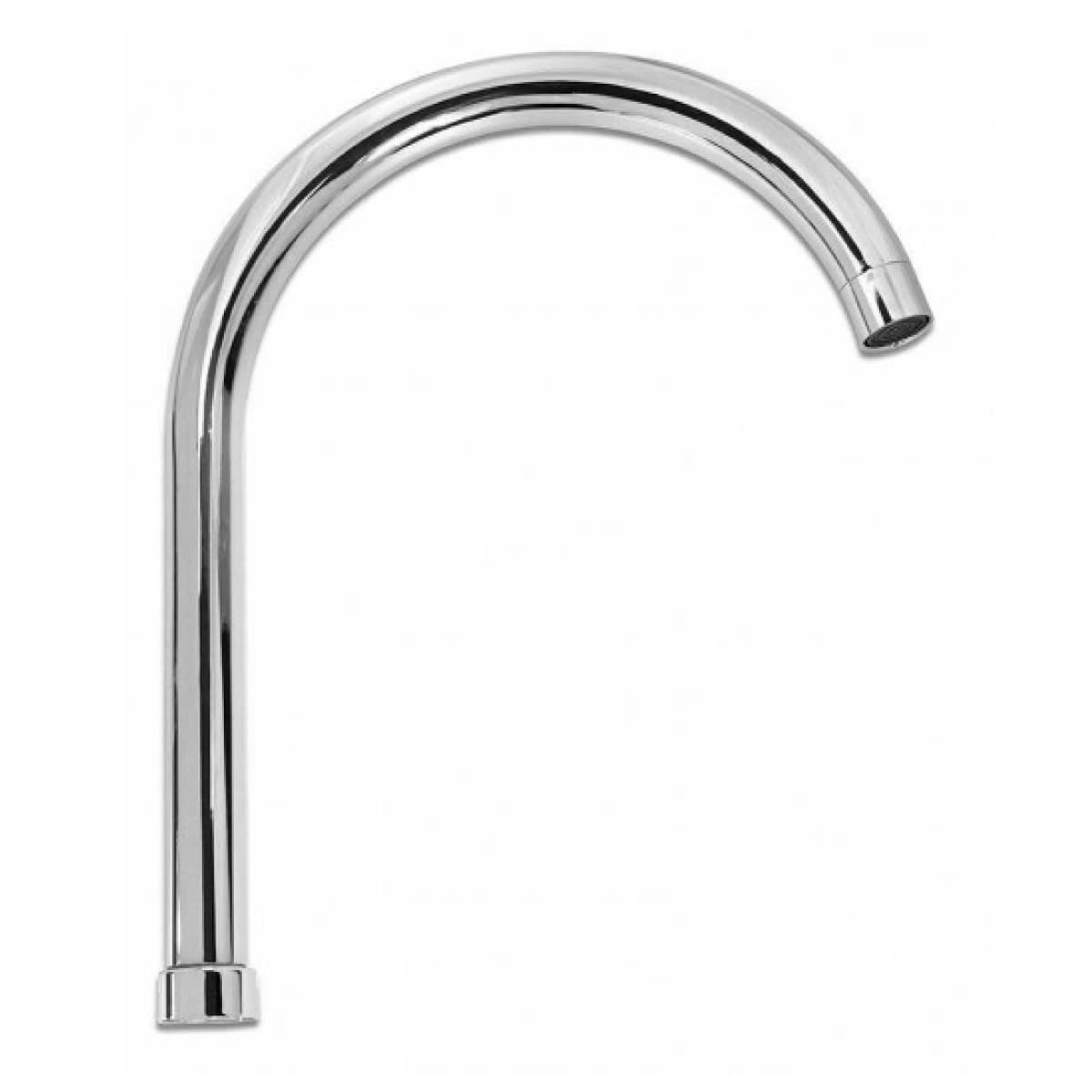 Canna Tonda per Miscelatore Lavello Monoforo Universale 19 cm Cilvani - 2