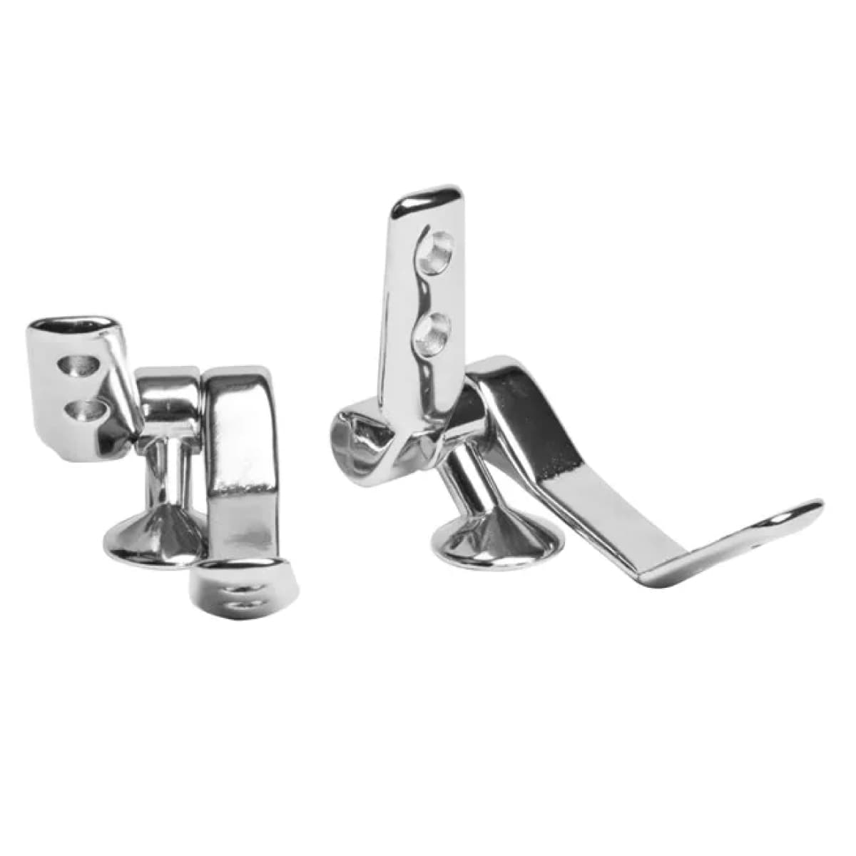 Coppia Cerniere in Ottone Cromato VCA - 2