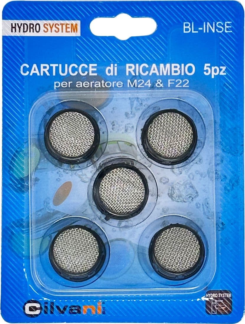 Aeratori di Ricambio in ABS F22 x 1 Confezione da 5 Pezzi Idroweb - 2
