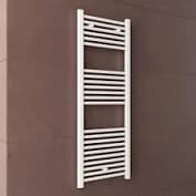 Termoarredo Elettrico H 1385 mm con Termostato Aton Bianco L 400 mm W 500 - 2