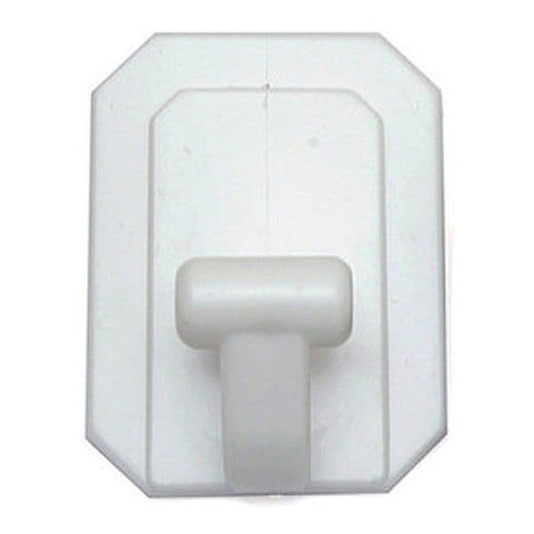 Bl Gancio Adesivo Gigante Plast Bianco Diesse 5 Blister 2 Pezzi - 2