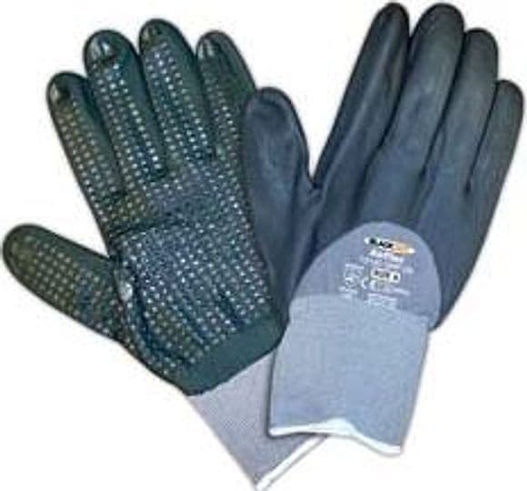Guanti da Lavoro Black Dot Airflex TG.7 Australian 12 Pezzi
