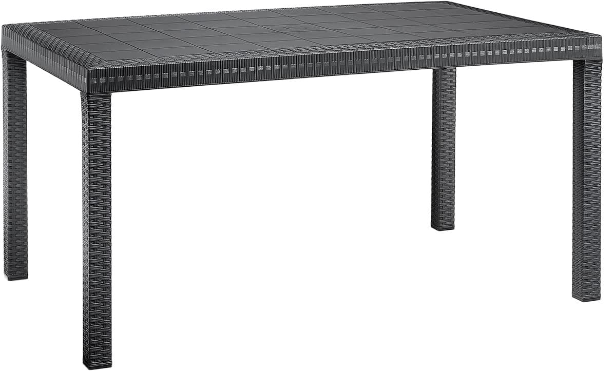 Tavolo Houston Cm 150 x 90X74 H Colore Antracite - 2