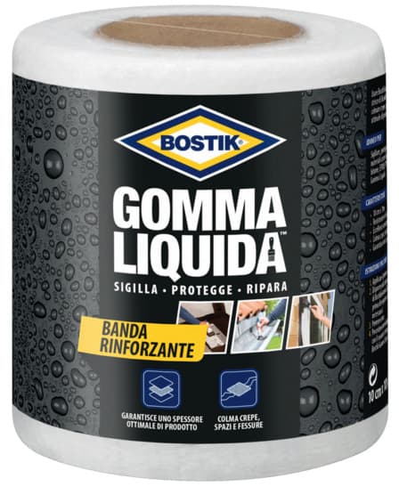 Gomma Liquida Bostik Banda Rinforzante Cm 10 x 10 M Uhu Bison - 2