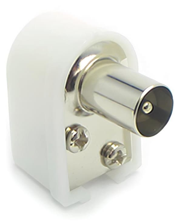 Spina Coassiale Tv a Squadra Ø Mm 9 52 10 Pezzi - 2