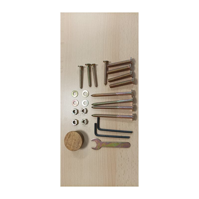 Kit Montaggio x Tavolo Legno Allungabile Cm 240 x 180 x 100 x 75 1,0 - 2