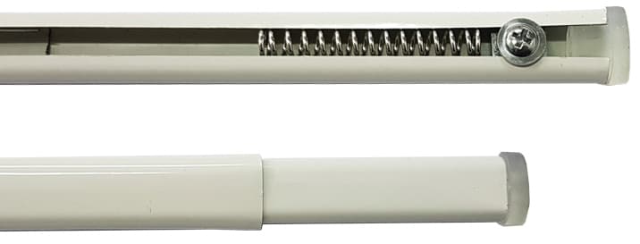 Scorritenda a Pressione Piatty Colore Bianco Cm 27÷40 10 Pezzi - 2