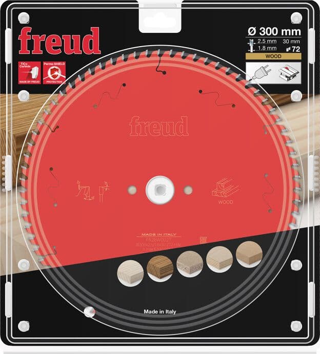 Disco Widia per Legno Ø 300 mm Foro 30 Denti 72 Freud - 2