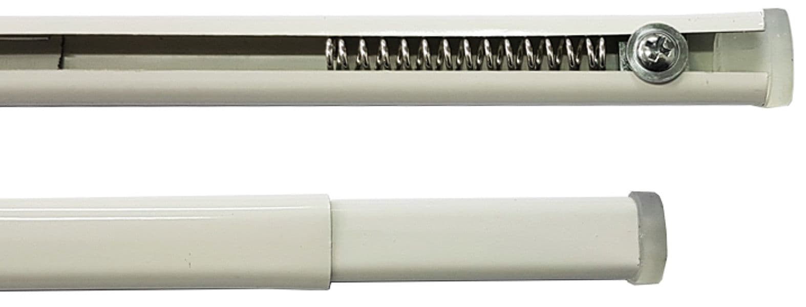 Scorritenda a Pressione Piatty Colore Bianco Cm 39÷60 10 Pezzi - 2
