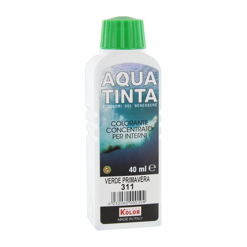 Aquatinta per Interni 40 ml Verde Primavera 311 10 Pezzi - 2
