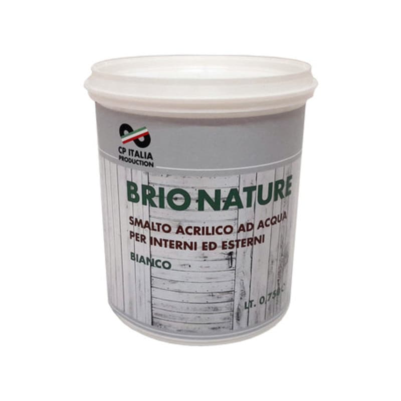 Smalto Allacqua Brio Nature Bianco Sat 0,750 6 Pezzi - 2