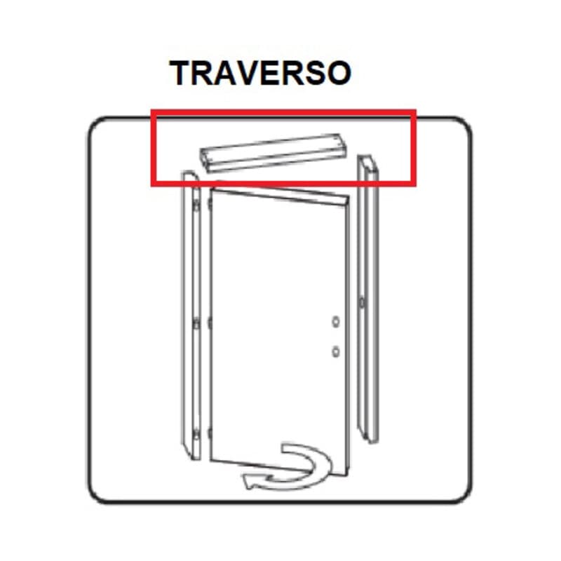 Traverso Battente Porta Microtec Rov Gri 210 x 80 - 2