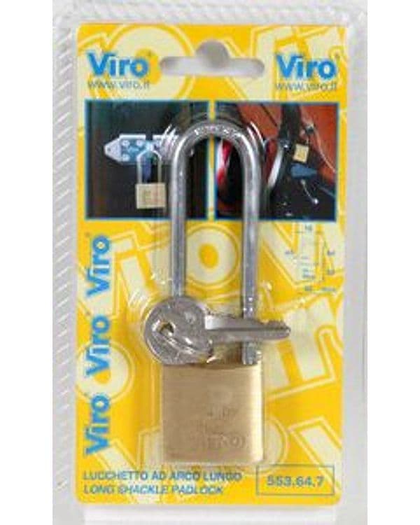 Lucchetto Ott Arco Lungo 50 mm Viro Bl 555.49.7 6 Pezzi - 2