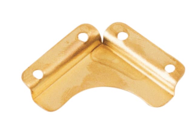 Bl Fermaspecchi Liscio Ottonato 30 x 30 mm 5,0 Blister 4 Pezzi - 2