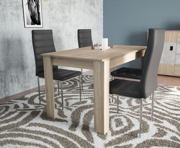 Tavolo Allungabile Cm 80 x 110 x 150XH.75 Rovere - 2
