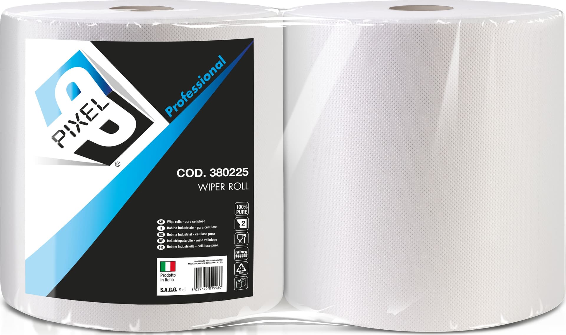 Bobina Carta Pura Cellul Professional 3,5 kg 2 Pezzi – Idroweb
