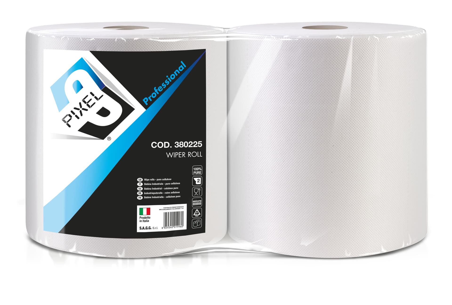 Bobina Carta Pura Cellul Professional 3,5 kg 2 Pezzi - 2