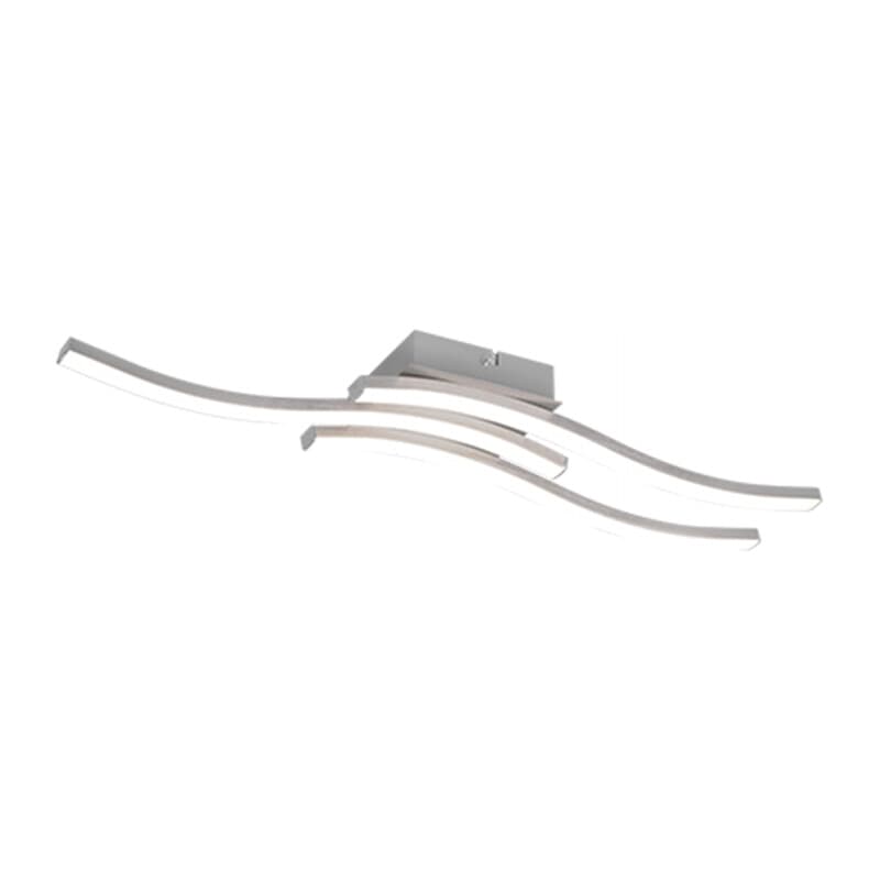 Plafoniera LED Route Acciaio Satin. 3 Luci x 5W 4000K - 2