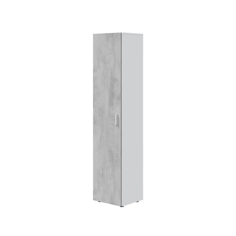 Kit Mobile Multiuso 41 x 37XH182 Cm Bianco Cemento - 2