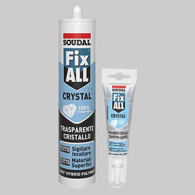 Sigillante Adesivo Fix All Crystal Trasparente Soudal Ml 125 Trasparente - 2