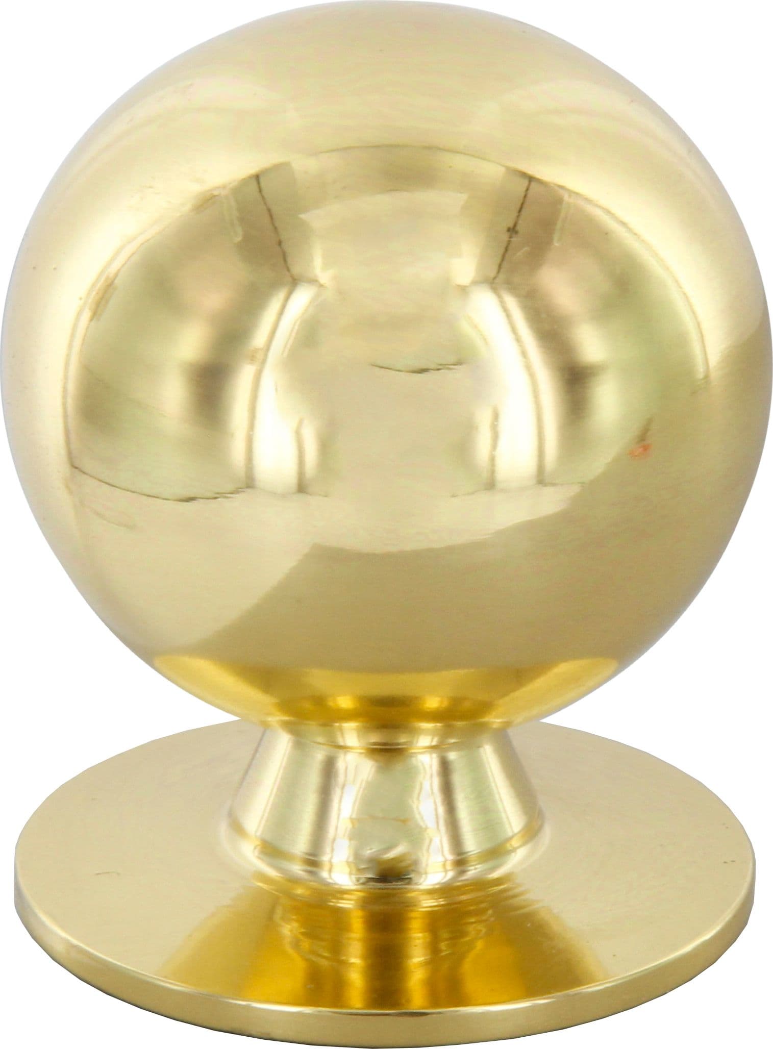 Pomolo Ottone 2172 2001 Ø 20 mm Tornito Lucido Cafim 25 Pezzi - 2