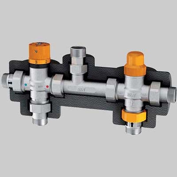 Gruppo Solare con Deviatore Termostatico 3/4 Far - 2
