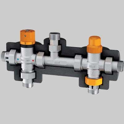 Gruppo Solare con Deviatore Termostatico ¾ Far - 2
