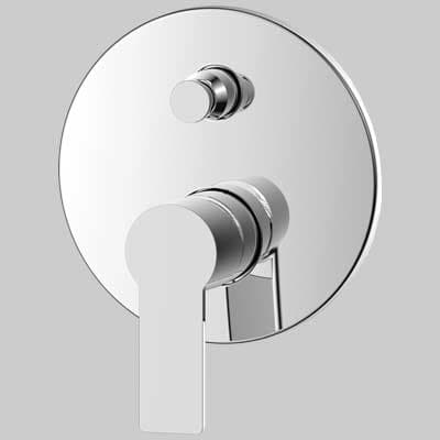 Rubinetto Miscelatore Doccia Incasso con Deviatore Serie 3000 Dm 35 Cromo - 2