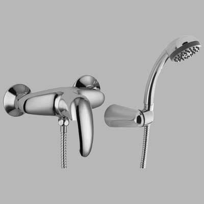 Rubinetto Miscelatore Doccia Esterno Prima Cromo Eurorama - 2