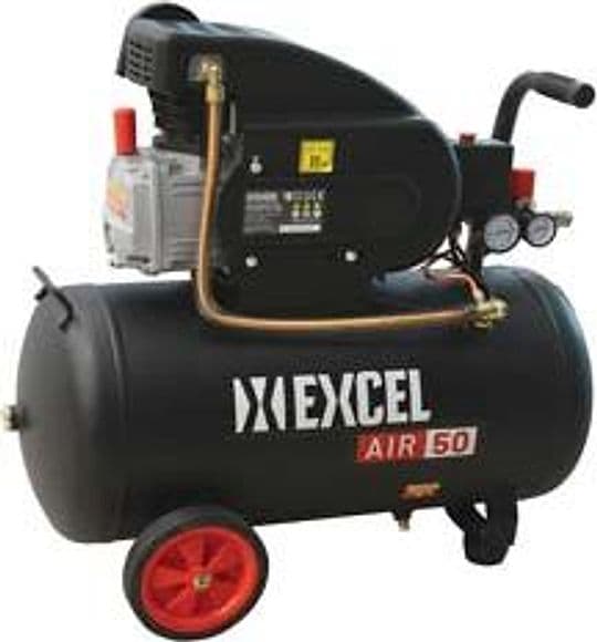 Compressore Coassiale Lubrificato a Olio Air 50 l HP 2 Monofase Excel - 2